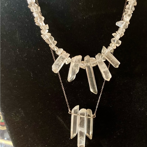 CLEAR CRYSTAL QUARTZ NECKLACES - Picture 9 of 16